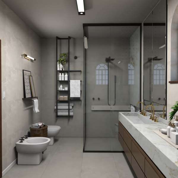 Prateleira metálica